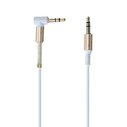 Аудио кабель EasyLife L-shaped Metal AUX mini Jack 3.5mm M/M Cable 2 м белый