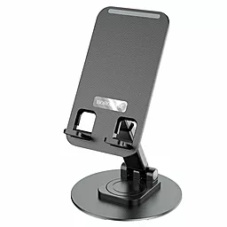 Тримач для смартфону BOROFONE BH75 Flawless folding rotatable desktop holder Black - фото Тримач для смартфону BOROFONE BH75 Flawless folding rotatable desktop holder Black