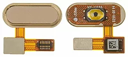 Шлейф Xiaomi Redmi Pro с кнопкой Home, Original Gold - фото Шлейф Xiaomi Redmi Pro с кнопкой Home, Original Gold