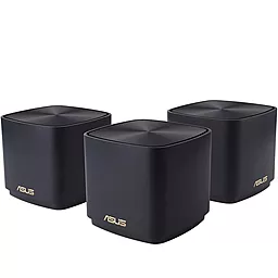 Маршрутизатор Asus ZenWiFi AX Mini XD4 3PK Black (XD4-3PK-BLACK) - фото Маршрутизатор Asus ZenWiFi AX Mini XD4 3PK Black (XD4-3PK-BLACK)