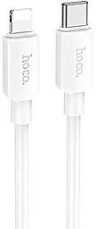 USB PD Кабель Hoco X96 Hyper 20w 2.4a 0.25m USB Type-C - Lightning cable white