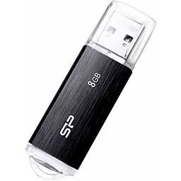 Флешка Silicon Power Ultima U02 8GB USB 2.0 Black (SP008GBUF2U02V1K) - фото Флешка Silicon Power Ultima U02 8GB USB 2.0 Black (SP008GBUF2U02V1K)