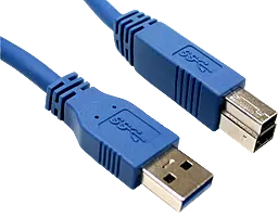 Кабель (шлейф) PowerPlant USB 3.0 AM - BM 1.5m (CA911110) - фото Кабель (шлейф) PowerPlant USB 3.0 AM - BM 1.5m (CA911110)