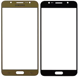 Корпусное стекло дисплея Samsung Galaxy J7 J710F, J710FN, J710H, J710M 2016 Gold