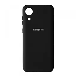 Чехол Epik Silicone Case Full для Samsung Galaxy A03 Core (A032)  Black