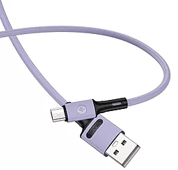 Кабель Usams U52 USB-A - micro USB 10w 1м cable Purple (SJ435USB04) - фото Кабель Usams U52 USB-A - micro USB 10w 1м cable Purple (SJ435USB04)