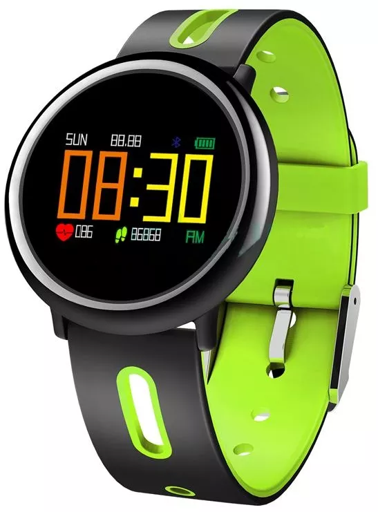 Смарт-годинник SmartWatch S-07 Black/Green - фото 1