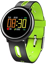 Смарт-годинник SmartWatch S-07 Black/Green - фото Смарт-годинник SmartWatch S-07 Black/Green