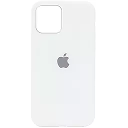 Чехол Silicone Case Full для Apple iPhone 12 Pro Max White