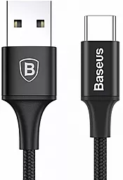 Кабель USB Baseus Rapid Series USB Type-C Cable Black (CATSU-B01)