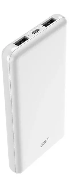 Повербанк GOLF G56 10000 mAh White (GF-G56-W) - фото 2