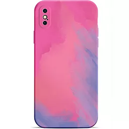 Чехол Watercolor Case Apple iPhone X  Pink