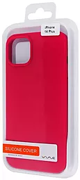 Чехол Wave Full Silicone Cover для Apple iPhone 14 Plus, iPhone 15 Plus Red - миниатюра 3