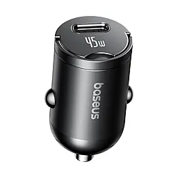 Автомобільний зарядний пристрій Baseus PrimeTrip VP2 45w PD USB-C port car charger + USB-C to USB-C cable black (C0206800) - фото Автомобільний зарядний пристрій Baseus PrimeTrip VP2 45w PD USB-C port car charger + USB-C to USB-C cable black (C0206800)
