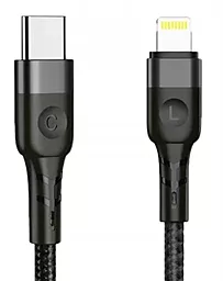 Кабель USB PD Jellico A4 20w 3a USB Type-C - Lightning cable black (RL066380)