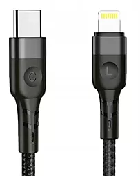 Кабель Jellico A4 USB Type-C - Lightning 20w 3a 1м PD сable Black (RL066380) - фото Кабель Jellico A4 USB Type-C - Lightning 20w 3a 1м PD сable Black (RL066380)