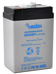 Аккумуляторная батарея Merlion 6V 4.5Ah (GP645F1) - фото Аккумуляторная батарея Merlion 6V 4.5Ah (GP645F1)