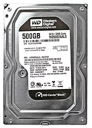 Жесткий диск WD Caviar Black SATA 3 500GB 7200rpm 32MB (WD5002AALX_) - фото Жесткий диск WD Caviar Black SATA 3 500GB 7200rpm 32MB (WD5002AALX_)
