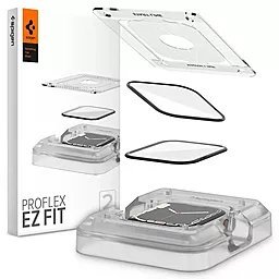 Защитное стекло Spigen для Apple Watch 7 (41mm) EZ FiT (2шт) Pro Flex (AFL04052)