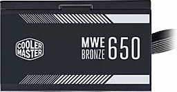 Блок живлення Cooler Master MWE 650 Bronze 650W (MPE-6501-ACAAB-EU) - мініатюра 5