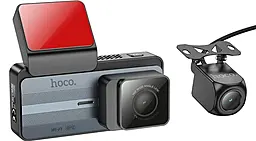 Видеорегистратор Hoco DV12 2K display GPS Silvery Gray - фото Видеорегистратор Hoco DV12 2K display GPS Silvery Gray