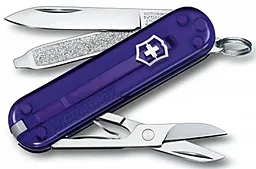 Мультитул Victorinox Classic SD Transparent Persian Indigo (0.6223.T29G) - фото Мультитул Victorinox Classic SD Transparent Persian Indigo (0.6223.T29G)