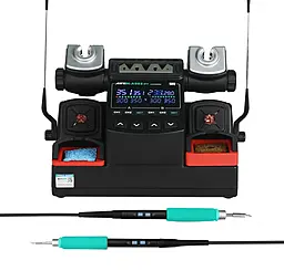 Паяльная станция двухканальная Aifen A902 Pro (Ручки T115, T210, T245) (2x Паяльника 100°C~450°C) - фото Паяльная станция двухканальная Aifen A902 Pro (Ручки T115, T210, T245) (2x Паяльника 100°C~450°C)