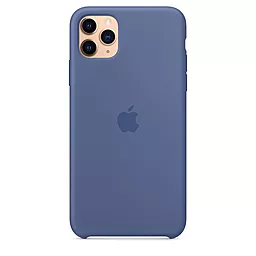 Чехол Apple Silicone Case PB для Apple iPhone 11 Pro Max Linen Blue