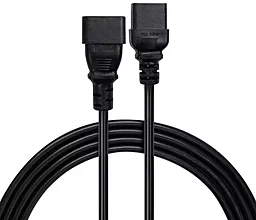 Кабель подовжувач CEE 19 - C20 3x1.5mm 1.8m black (VYPCC19201815CU) Vinga