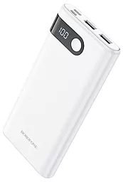 Повербанк Borofone BT35 Smart force 10000mAh White - фото Повербанк Borofone BT35 Smart force 10000mAh White