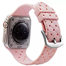 Сменный ремешок для умных часов Apple Watch Grid Weave 42/44/45/49mm Pink