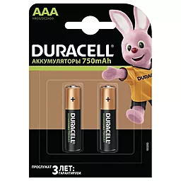Аккумулятор Duracell AAА (LR03) 750mAh Ni-Mh 2шт (81472315) - фото Аккумулятор Duracell AAА (LR03) 750mAh Ni-Mh 2шт (81472315)