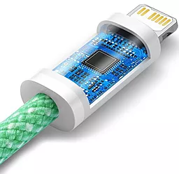 Кабель USB PD Baseus Dynamic Series Fast Charging Data 20W USB Type-C - Lightning Cable Green (CALD000006) - миниатюра 3