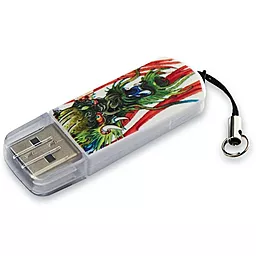 Флешка Verbatim 16GB STORE'N'GO MINI TATTOO DRAGON USB 2.0 (49888)