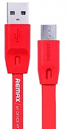 Кабель USB Remax Full Speed micro USB Cable Red (RC-001m)