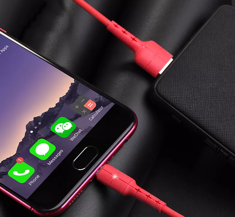 Кабель Hoco X30 Star USB-A - micro USB 10w 1.2м cable Red - фото 5
