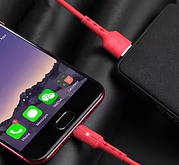 Кабель Hoco X30 Star USB-A - micro USB 10w 1.2м cable Red - миниатюра 5 Кабель Hoco X30 Star USB-A - micro USB 10w 1.2м cable Red - миниатюра 5