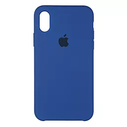Чохол Silicone Case для Apple iPhone XS Max Delft Blue