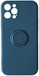 Чохол 1TOUCH Ring Color Case для Apple iPhone 12 Pro Max Blue