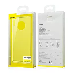 Чехол Baseus New Clothes Series для Huawei Mate 30 Transparent (WIHWMATE30-XY02) - миниатюра 2