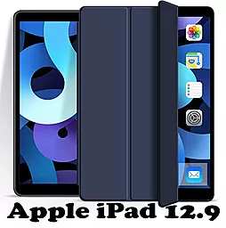 Чехол для планшета BeCover для Apple iPad Pro 12.9" 2018, 2020, 2021 Deep Blue (707517) - фото Чехол для планшета BeCover для Apple iPad Pro 12.9" 2018, 2020, 2021 Deep Blue (707517)