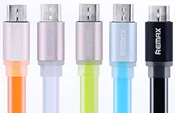 Кабель USB Remax Qucik Charge and Data Cable for micro usb RE-005m Green - миниатюра 3