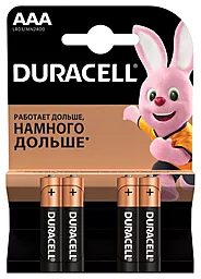 Батарейки Duracell LR03/AAA MN2400 4шт
