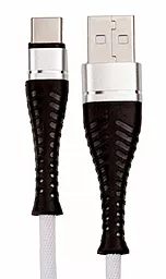 Кабель Profcable 2-100 USB-A - Type-C 5w 1м cable White - фото Кабель Profcable 2-100 USB-A - Type-C 5w 1м cable White