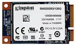 Накопичувач SSD Kingston SMS200 120 GB mSATA (SMS200S3/120G)