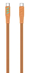 Кабель Havit USB Type-C - Type-C 60w 3a 1м PD cable Orange - фото Кабель Havit USB Type-C - Type-C 60w 3a 1м PD cable Orange