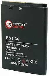 Посилений акумулятор Sony Ericsson BST-36 / BMS6350 (1050 mAh) ExtraDigital - мініатюра 2