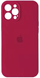 Чохол Silicone Case Full Camera для Apple iPhone 13 Rose Red