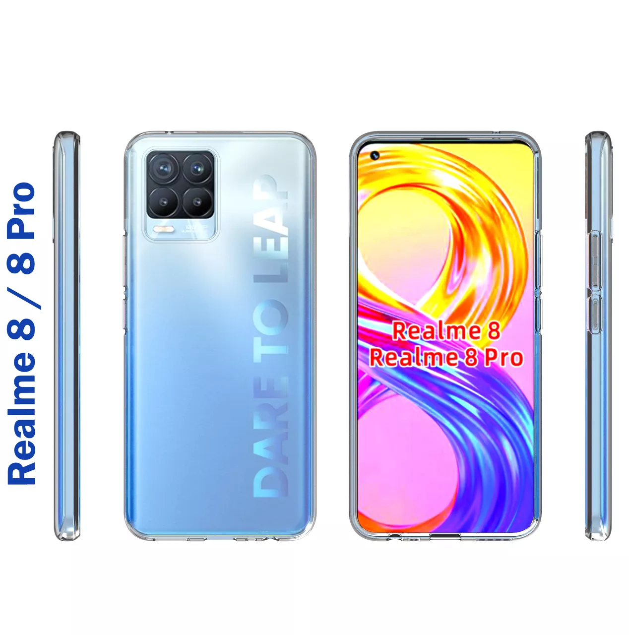 Чохол BeCover для Realme 8, Realme 8 Pro Transparancy  (706936) - фото 1