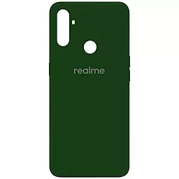 Чехол Epik Silicone Cover My Color Full Protective (A) Realme C3 Dark green